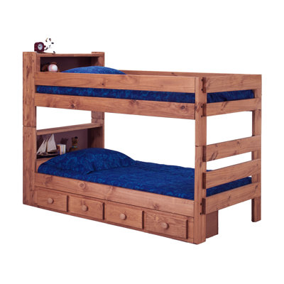 Chelsea Home Twin Bunk Bed with Storage