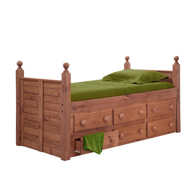 Chelsea Home Twin Captain Bed with Storage
