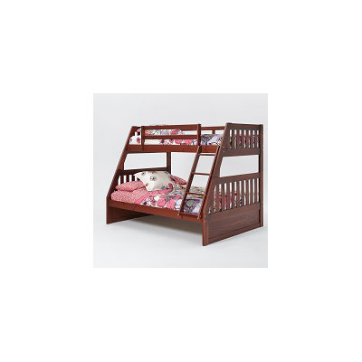 Chelsea Home Mission Twin Over Full Bunk Bed wit..