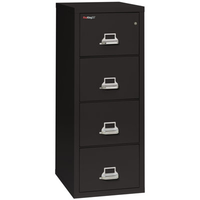 FireKing Fireproof 4-Drawer Vertical Legal File