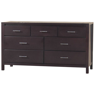 Red Barrel Studio Danby Espresso 7 Drawer Dresser