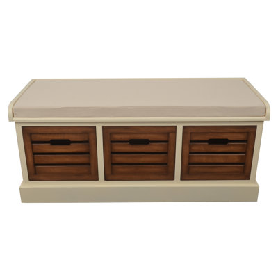 August Grove Maia Wood Storage Entryway Bench