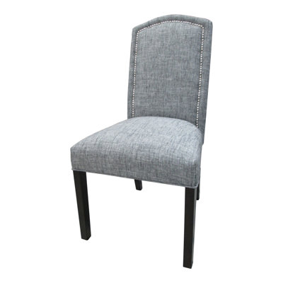 Sole Designs Nickel Cotton Parson Chair (Set of 2)
