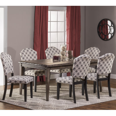 Hillsdale Furniture Lorient 7 Piece Dining Set