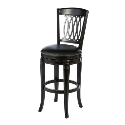 Check price and read more information from recommend store. Hillsdale Furniture Montello Wood Swivel Stool in Black Honey
