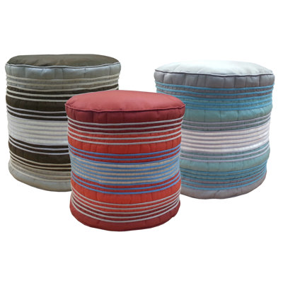 Edie Inc. Shoelace Cord Pouf Ottoman