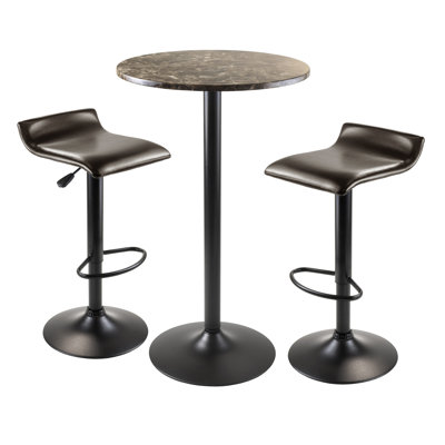 Winsome Cora 3 Piece Pub Table Set