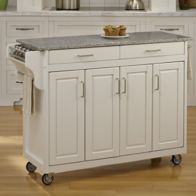 Home Styles Create-a-Cart Kitchen Island with Granite Top