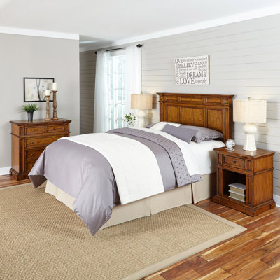 Home Styles Americana Platfrom 4 Piece Bedroom ..