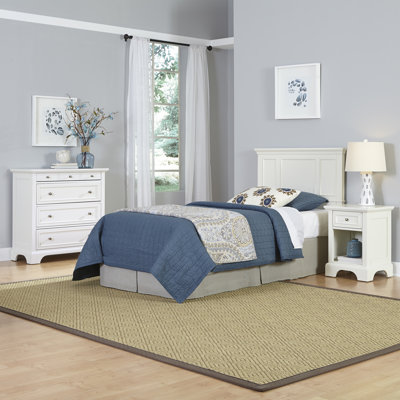 Home Styles Naples Panel 3 Piece Bedroom Set