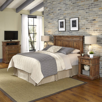 Home Styles Americana Vintage Panel 4 Piece Bedr..