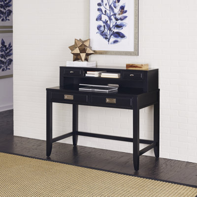 Home Styles Prescott and Newport Student Writing Desk with Hutch
