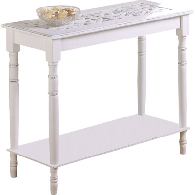 Zingz & Thingz Carved End Table