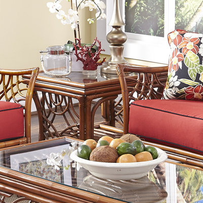 Spice Islands Wicker Bali End Table