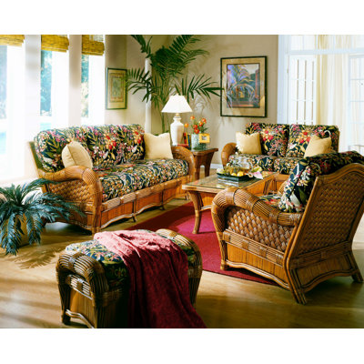 Spice Islands Wicker Kingston Reef 6 Piece Livin..
