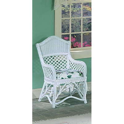 Yesteryear Wicker Gazebo Arm Chair