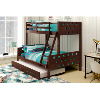 Donco Kids Twin over Full Bunk Bed with Trundle