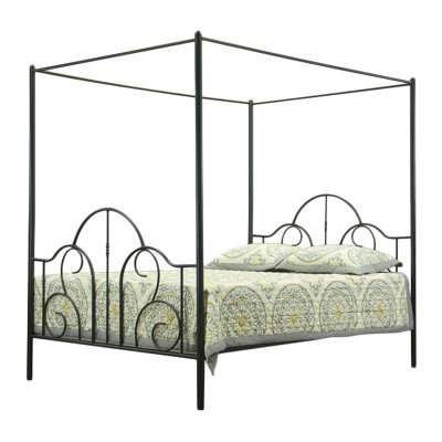 Wholesale Interiors Baxton Studio Queen Canopy Bed