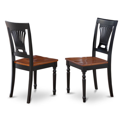 East West Furniture Plainville Side Chair (Set o..