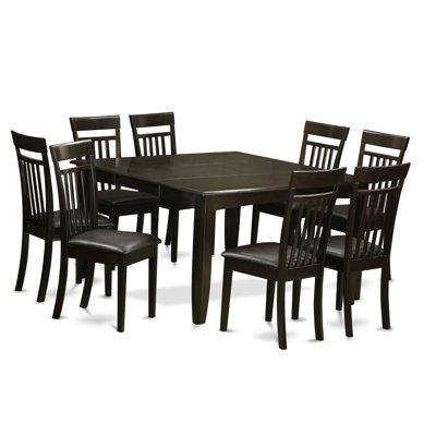 East West Furniture Parfait 9 Piece Dining Set