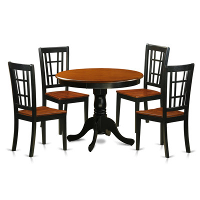 East West Furniture 5 Piece Dining Set