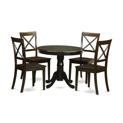 East West Furniture Hartland 5 Piece Dining Set