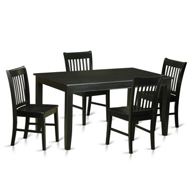 East West Furniture Dudley 5 Piece Dining Set