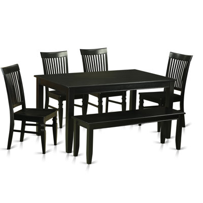East West Furniture Dudley 6 Piece Dining Set