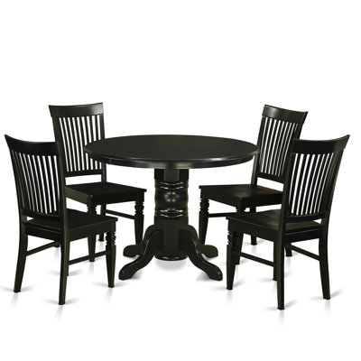 East West Furniture Shelton 5 Piece Dining Set
