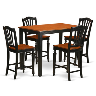 East West Furniture Yarmouth 5 Piece Counter Hei..