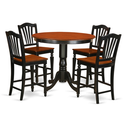 East West Furniture Trenton 5 Piece Counter Heig..