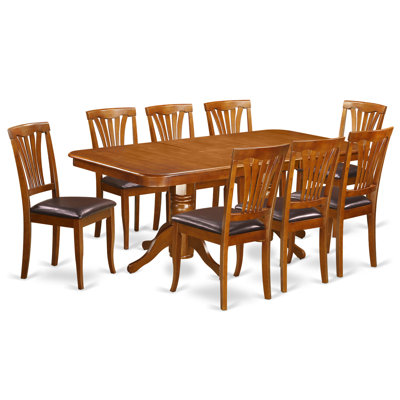 East West Furniture Napoleon 9 Piece D..