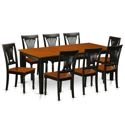 Wooden Importers Quincy 9 Piece Dining Set