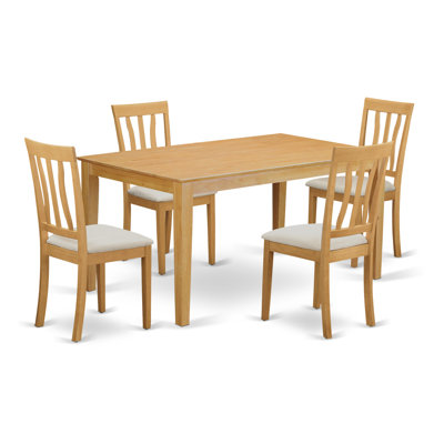 Wooden Importers Capri 5 Piece Dining Set