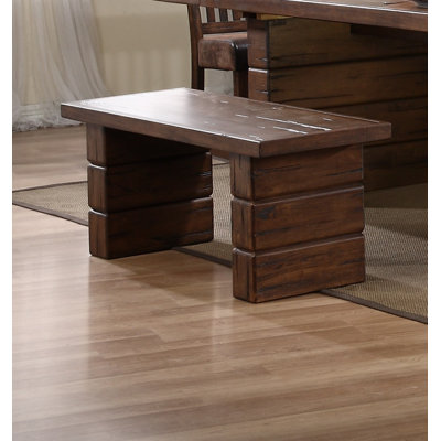 Loon Peak Hilton Wood Kitchen Bench