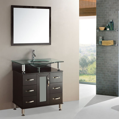 Kokols 24 Bathroom Vanity Set kokols 36" single bathroom vanity set with mirror & reviews | wayfair Kokols 24 Bathroom Vanity Set kokols 36" single bathroom vanity set with mirror & reviews | wayfair