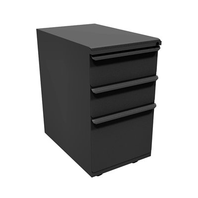 Marvel Office Furniture Zapf 3-Drawer Mobile Pedestal File Cabinet
