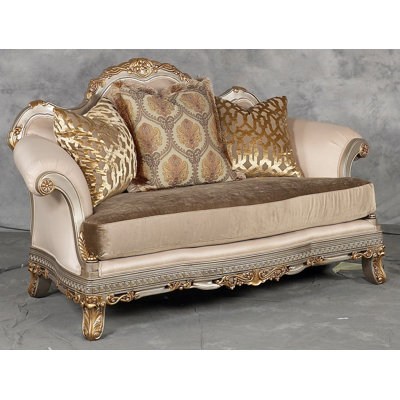 Benetti's Italia Ornella Loveseat - Silver