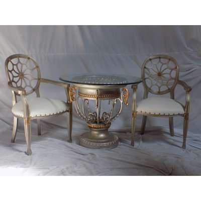 Benetti's Italia Spider 3 Piece Dining Set