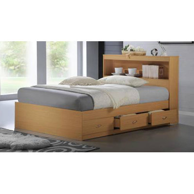 Hodedah Captain Bed with Storage