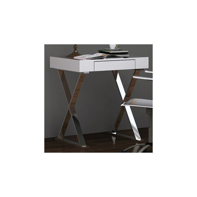 Whiteline Imports Elm Writing Desk wit..