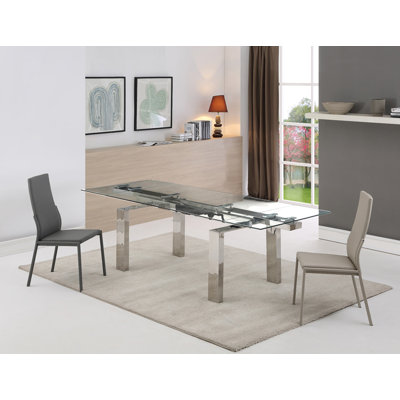 Whiteline Imports Cuatro Extendable Dining Table