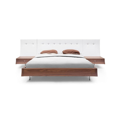 Whiteline Imports Concavo Upholstered Platform Bed
