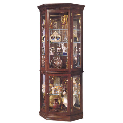 Jasper Cabinet Lorraine Corner Curio Cabinet