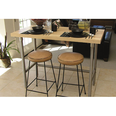 A-Line by Advance Tabco Prep Table with Wood Top