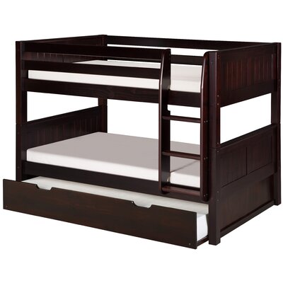 Camaflexi Low Twin Bunk Bed with Trundle