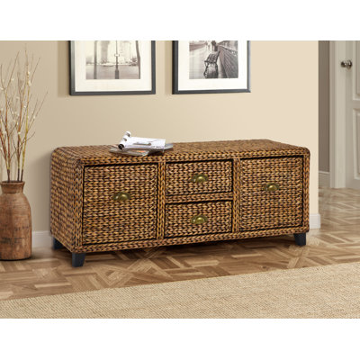 Gallerie Decor Bali Breeze Wood Storage Entryway..