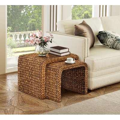 Gallerie Decor Bali Breeze 2 Piece Nesting Tables
