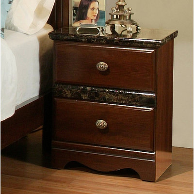 Sandberg Furniture Camden 2 Drawer Nightstand