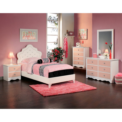 Sandberg Furniture Sabrina Sleigh Customizable B..